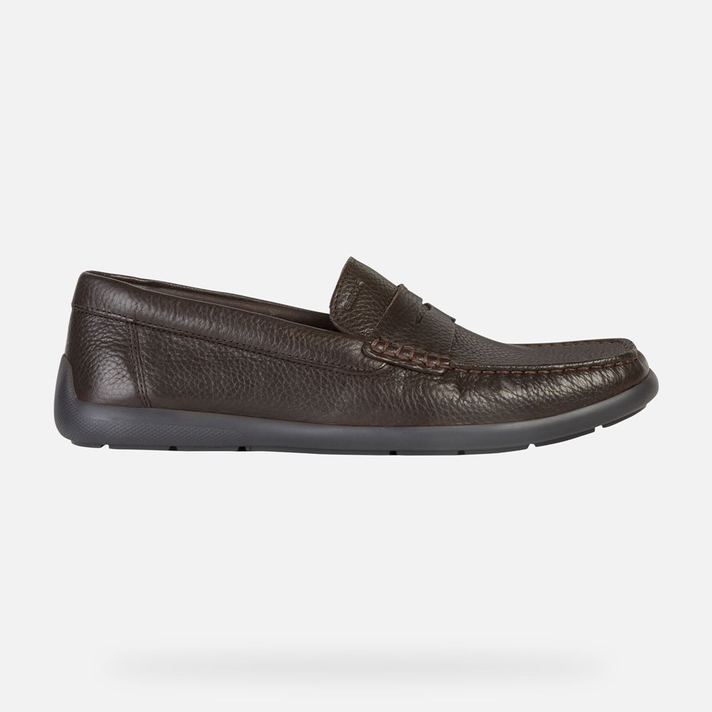 Geox Loafers Dark Brown Devan - Geox Mens Shoes - LQVCBN712